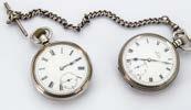 Two early 20th century silver open faced pocket watches, one by John Bennett, the other a Kays Keyless Triumph with a silver