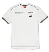 Nico Rosberg and various sponsor logos printed on front. Mercedes-Benz logo print on back. Sizes S XXL. B6 799 5064-50681 3 MEN S TEAM POLO SHIRT, MOTORSPORT White. 100% cotton.