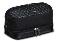 B6 695 5737 2 LAPTOP TROLLEY CASE, AMG Black. Outer material nylon/leather with diamond-pattern topstitching. AMG-design wheels. Cabin-ready dimensions 1.
