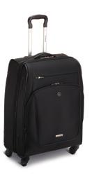 1 2 3 4 1 SUITCASE Black nylon. Solana Upright wheels. Laptop compartment for laptops up to around 43.9 cm (17.3 inches). Separate compartment for clothing. Combination lock with TSA function.