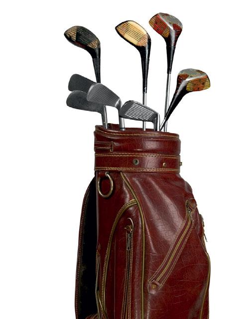 When playing golf you need to carry a lot of equipment, including no less than 14 clubs!