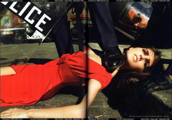 Fig. 6: State of Emergency fashion spread in Vogue s September 2006 issue. Figure 7 is another photograph from this fashion spread.