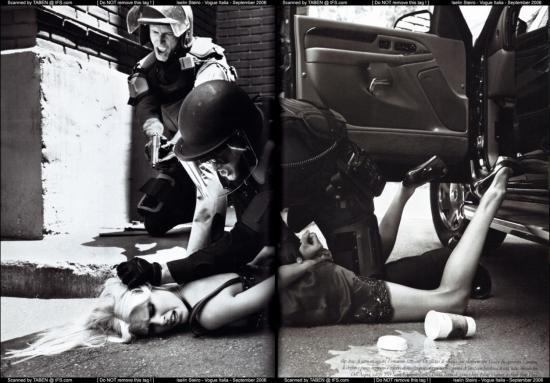 Figure 7: From the spread State of Emergency in Vogue s September 2006 issue.