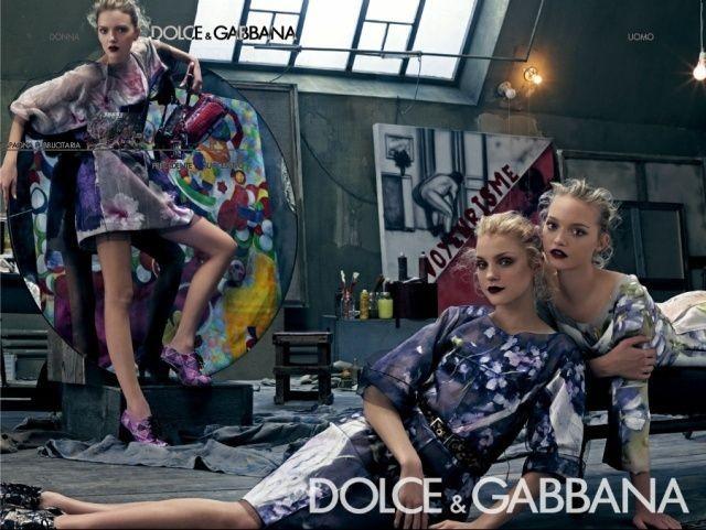 Figure 1B: Dolce and Gabbana Advertisement from March 2008 Making the Already Marginalized Invisible The representation of marginalized groups was shockingly low in the big name fashion magazines,