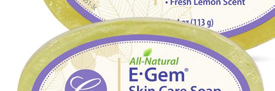 Give your skin a fresh start with Carlson E-Gem Skin Care Soap.