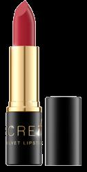 VELVET LIPSTICK Long-lasting, Mat Lipstick The lipstick does not give any sensation of dryness moisturizing and smoothing the lips.