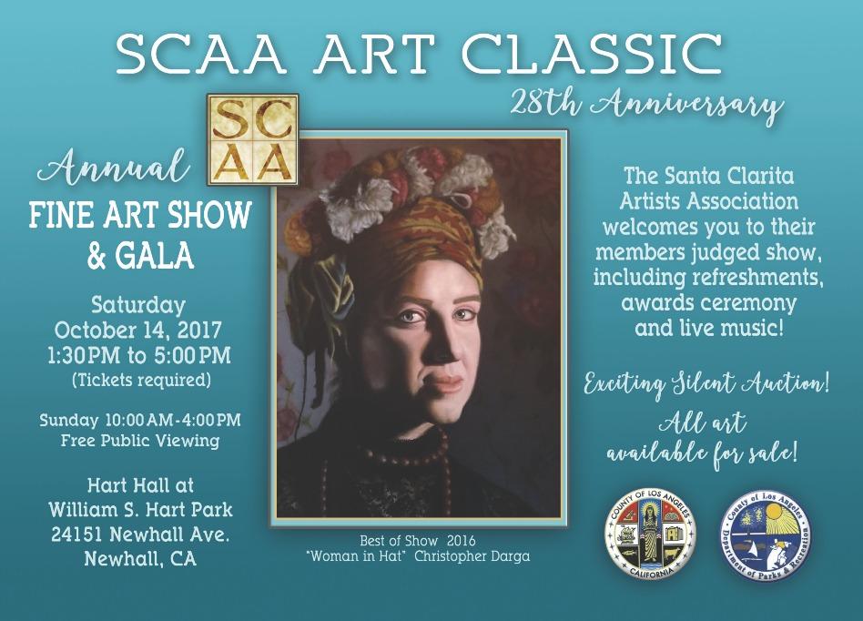 The proceeds for this raffle help the SCAA award our scholarship funds to local high school art students every year.