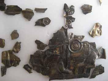 This brief note highlights the problems of interpretation that have arisen in attempting to piece together further fragments of a single helmet panel showing an equestrian warrior, where many pieces