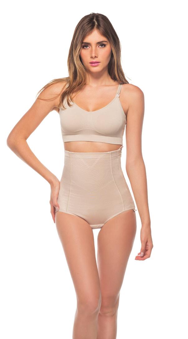 ANNETTE RECOVERY PANTY AN5035 High-rise styling covers and controls your tummy Internal horizontal ribbing for extra firming Seamless sides and front for a smooth look Three hook crotch opening 94%