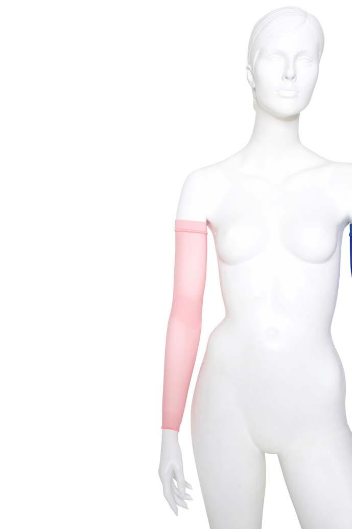 Each garment is made to the exact dimensions of the limb to achieve a superior anatomical fit using Jobskin's unique paper tape measure system.