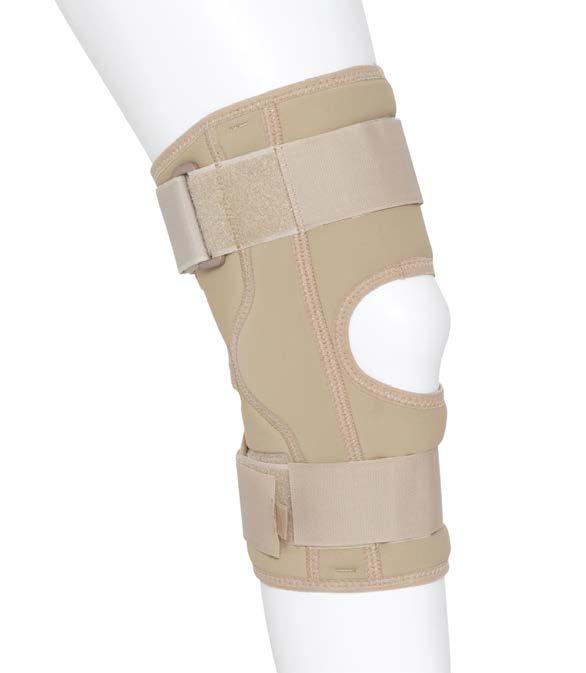 Wrap-Around Hinged Knee Support Adjustable