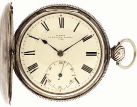 $1800-$2400 742 Charles Frodsham, 84 Strand, London, keyless fusee pocket chronometer with wind indicator, 17 jewels, stem wind and pin set, gilt half plate movement with Earnshaw spring detent