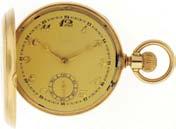 $800-$1000 990 Gide & Blondet Fils, Paris, a rare gold, engraved and enamelled spherical token of friendship watch, key wind and set gilt full plate movement with pierced and engraved balance bridge
