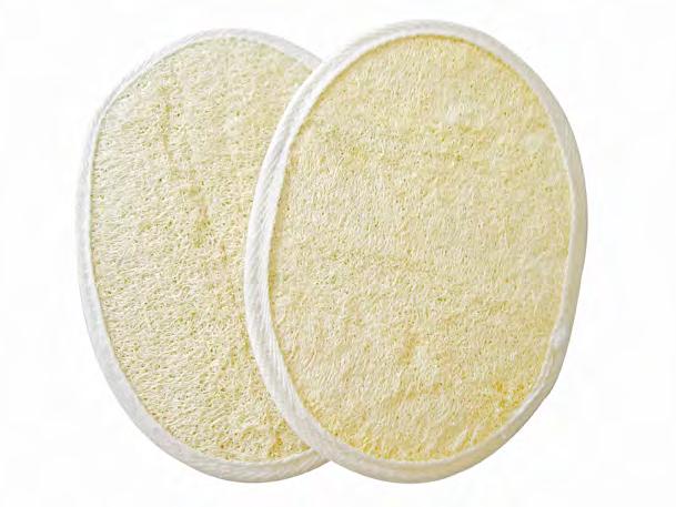 Loofah The Loofah is designed to exfoliate skin leaving it soft and smooth. Made from the dried fibers of the luffa gourd, this natural sponge is long lasting.