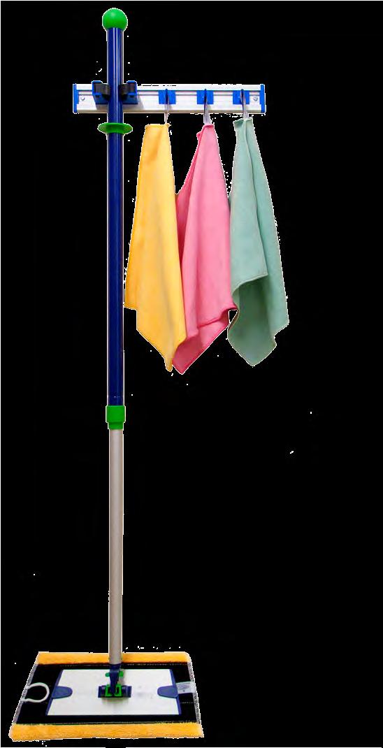Mop & Cloth Hanger High quality and versatile hanger. It can be used for the Norwex mop system and products, garden tools, brooms and more. Comes with 1 mop hanger and three hooks.
