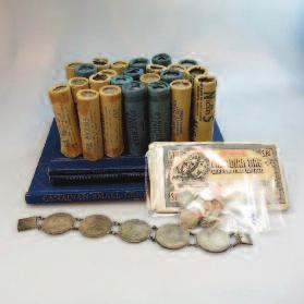UNCIRCULATED SILVER DOLLARS $550 800 11 QUANTITY OF CANADIAN COINS, ETC including