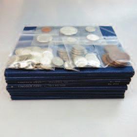 17 SMALL QUANTITY OF COINS including 8 collector albums, 60 silver Canadian