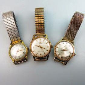 349 OMEGA SEAMASTER WRISTWATCH in a gold-filled and steel case; an Omega