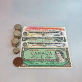 ROLLED CANADIAN SILVER QUARTERS 13 rolls and 203 loose
