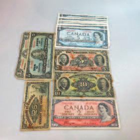 $600 800 51 25 CANADIAN 1965 & 1966 SILVER DOLLARS with some foreign coins $150