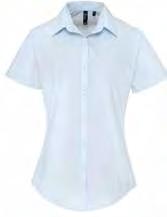 care short sleeve blouse with improved wear and