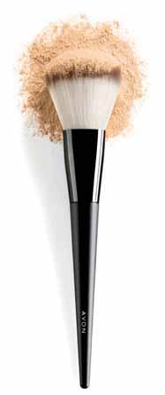 introducing OUR NEW-LOOK make-up brushes All-over face brush perfect for dusting loose powder or bronzer Concealer brush