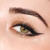 A retractable liner can be used along both the upper and lower lashes to draw a precise line or you can smudge it for a more subtle look.