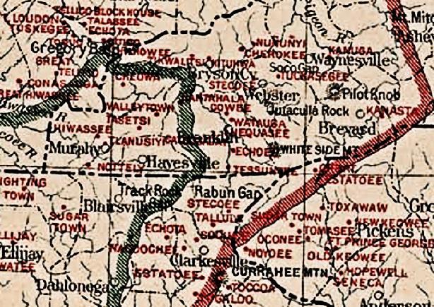 Map- The Cherokee