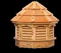 Sizes Cupola Heights Base Size 18 20 21 25 Shed SERIES (800) The Shed Series cupolas are