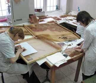 Sinitsina, head of the Department of Leather Restoration with the Division of Non-traditional Restoration Technologies, the Grabar All- Russian Art, Scientific and Restoration Center (Moscow), that