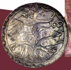 Similar ribbons can be seen on the depictions of goddess Athina Pallada on the coins of the Indo-Greek king Menander I Soter (155 130 BC), and later on the coins of the Indo-Scythian king Azes II (58