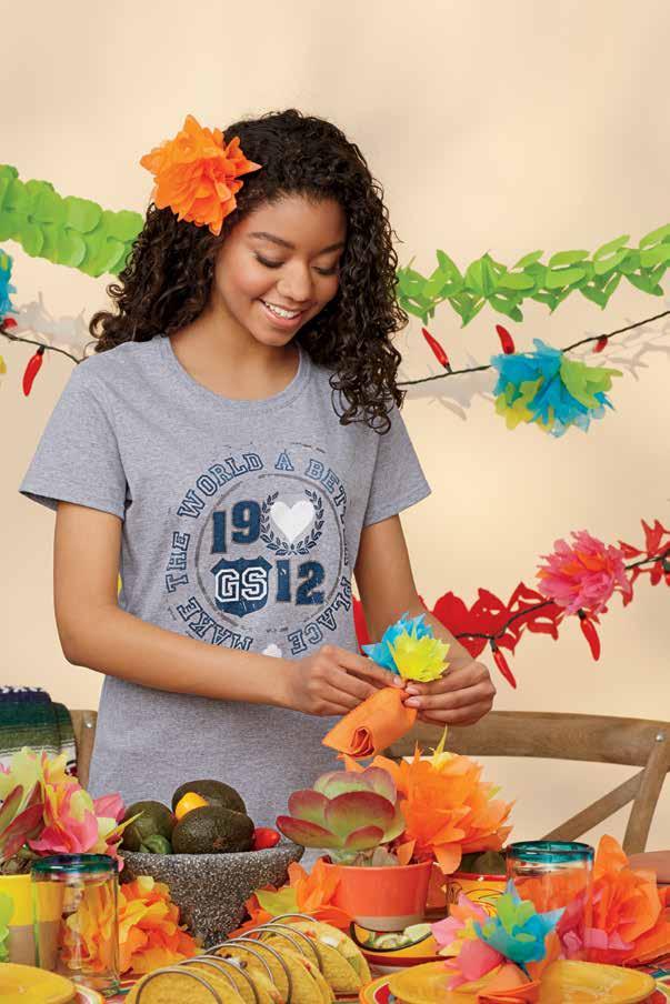 Ambassadors Set the Table with Flair! Show off your chef skills and throw a great dinner party when earning the Dinner Party Badge. Official Make the World A Better Place T-Shirt.