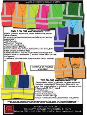UNIFORM SERVICE SAFETY FIRST Uniforms made from the right materials and designed for a specific purpose will safeguard you and your employees.
