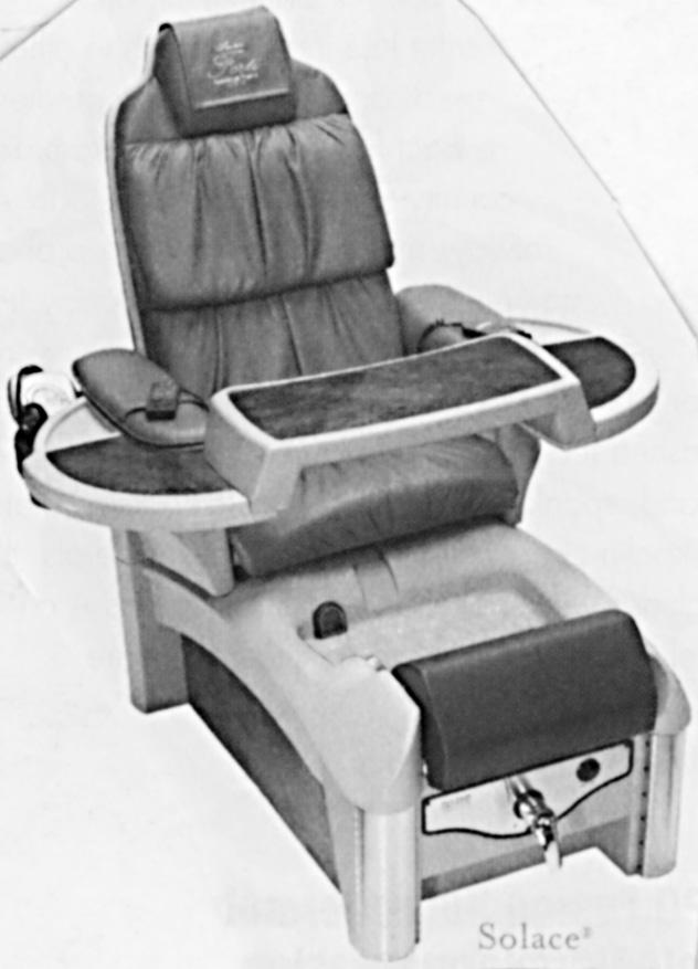 00 New crystal clean pipe-free 3,795.00 ALTERA WHIRPOOL PEDICURE SPA Seat movement is manual slide foward and back with manual recline. 3 motor massage system, no heat. Neck drape with new Name.