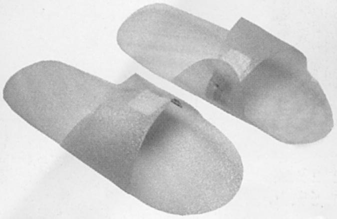 DISPOSABLE PEDICURE SLIPPERS (100)Pieces 4.