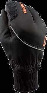 Back of hand GORE WINDSTOPPER Soft Shell 3 layer fabric insulated with 60Z Thermolite, Thinsulate C -100 and