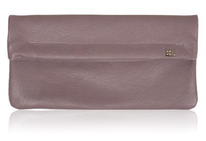 REMUS - CHOCOLATE The perfect micro bag/clutch with cute flap featuring three compartments and detachable strap.
