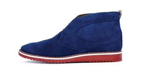 SUPERBOSS AZUL 300 Boot in Suede with wedge rubber sole