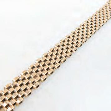 an English 15k yellow gold chain length 19 in 48.3 cm, 34.