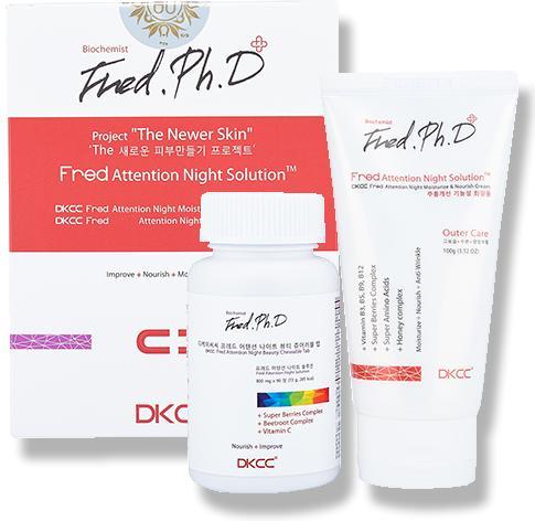 Fred Attention Night Solution provides moisture and nutrition to your constantly tired skin during your sleep.