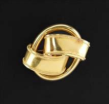 K.HA7 Approx. Selling Time: 12:16 PM 7305 A YELLOW GOLD MOURNING BROOCH. 1.5" x 1.