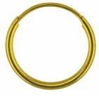 earrings Lightweight Hoops - pairs 9ct yellow gold plain tubular hoops available in various sizes from 11-20mm.