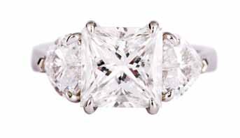 59ct brilliant diamond single stone ring.