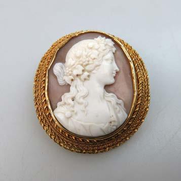 18k gold and gold-filled brooch mount $400 600 255