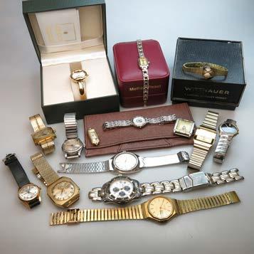 with automatic wind movements $150 200 359 17 VARIOUS WRISTWATCHES including 3