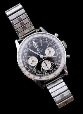 manual wind, 17 Jewel movement signed Breitling, on a expandable bracelet, 40mm, circa 1966 1000-1500 305