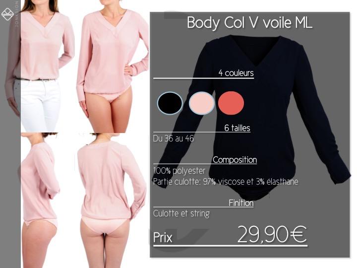 sleeves, round collar or V, 24,90 TTC "TRENDY" collection Of the boost, the style, of