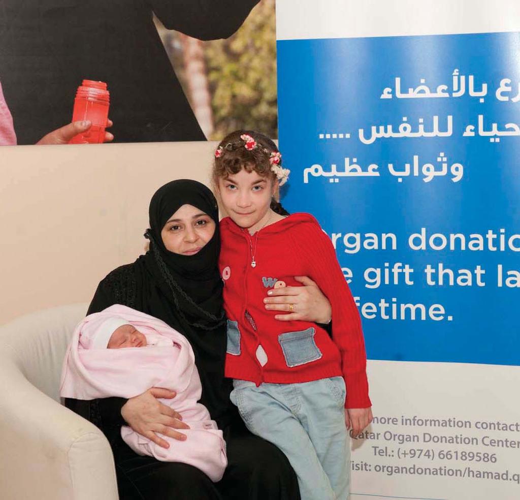 06 THURSDAY 24 MARCH 2016 COMMUNITY Gift of life: HMC gives family a new beginning Donor surgery at HMC for kidney transplantation is carried out by highly trained surgical teams through