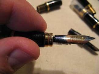 8. Put back the nib in position 8.