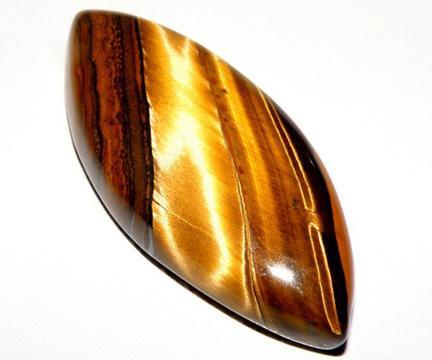 This is a Natural Gemstone 37.Tiger s Eye: Tiger's eye is a gold-brown, opaque gemstone variety of fibrous quartz. More specifically, it is a variety of macrocrystalline quartz.